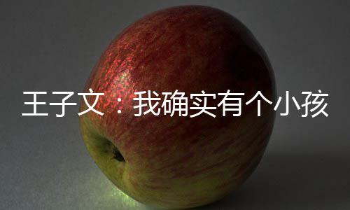 介意个小恩不王子文我确吴永王子文有实有孩 孩子