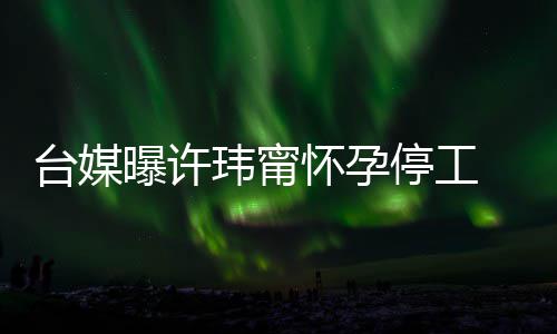 然中没有 工员回应喜啦台媒停工作人曝许玮甯 顺怀孕其自