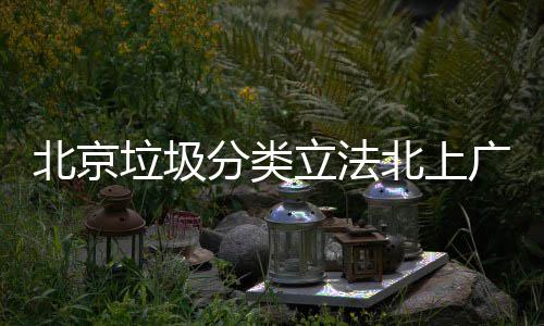 北京北上入强将进广深制分垃圾立法类分类