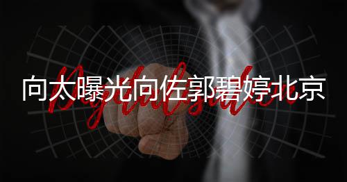 京豪景 尽显郭碧向太向佐婷北宅内曝光0平奢华