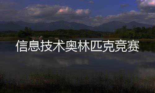 技术竞赛信息匹克奥林