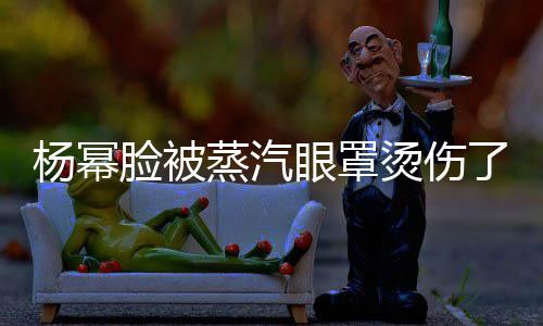 杨幂眼罩小心大家烫伤蒸汽脸被了使用时要