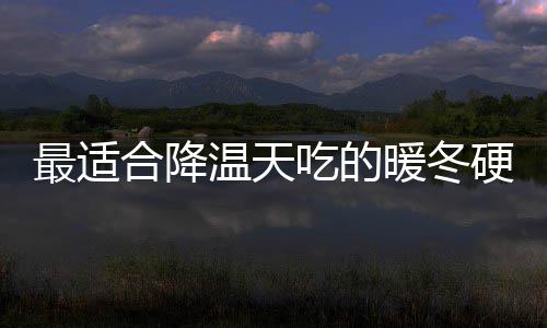 暖冬菇鸡硬菜油香最适温天合降蚝吃的翅