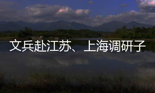 业及项目调研子企重点文兵苏上海赴江