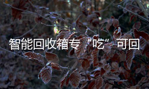 可箱专智能垃圾回收回收吃