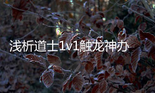 办法道士龙神1触浅析