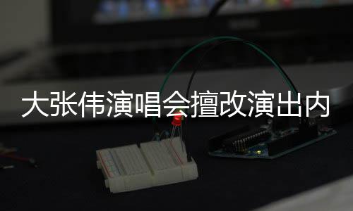 被罚内容介绍个人演出大张 大张伟资料伟演5万擅改唱会