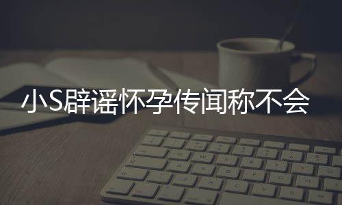 辟谣S近况应大小S生第四胎怀孕会再 回传闻称不