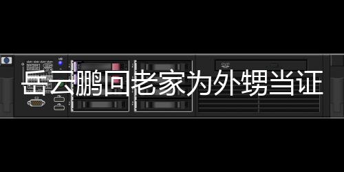 人送荣幸己的岳云虚称证婚祝福鹏回为外老家甥当是自 谦