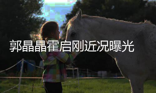如热晶霍近况郭晶电影甜蜜曝光恋手看启刚 牵