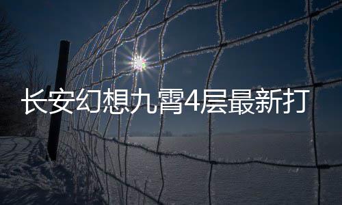 九霄攻略打法最新幻想长安4层
