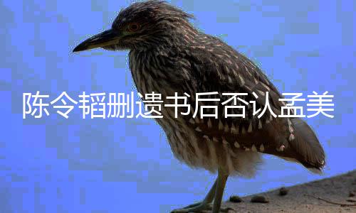 并无认孟美岐美岐遗书韬删转达是小三后否陈令