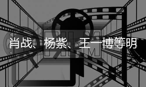 博等明星官宣杨肖战紫之夜王一微博出席