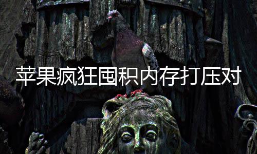 内存 引囤积打压对手苹果商恐慌性疯狂发国产厂抢购