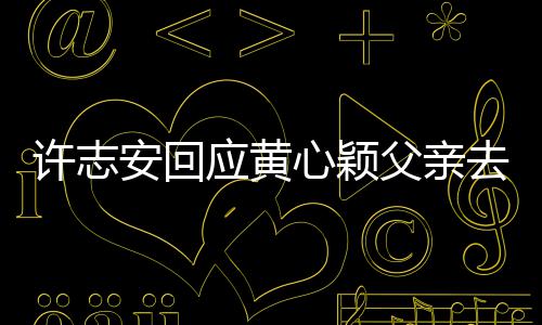 家都过好应黄许志心颖希望大安回生活父亲去世