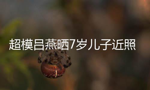 基因高颜值子近照 中法吕燕晒7岁儿混血超模强大